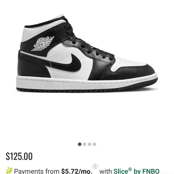 Women’s Jordan Air 1  Mid shoes. - Picture 5 of 5